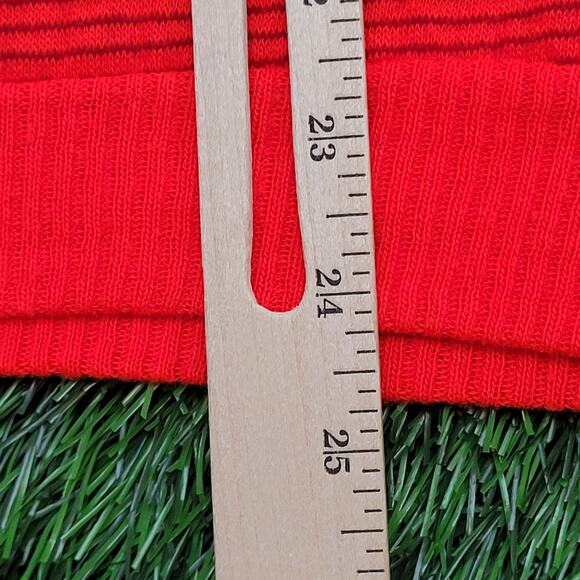 Vintage Towncraft Short Sleeve Sweatshirt Womens XS Ribbed Mock Neck 80s 90s - Picture 8 of 11